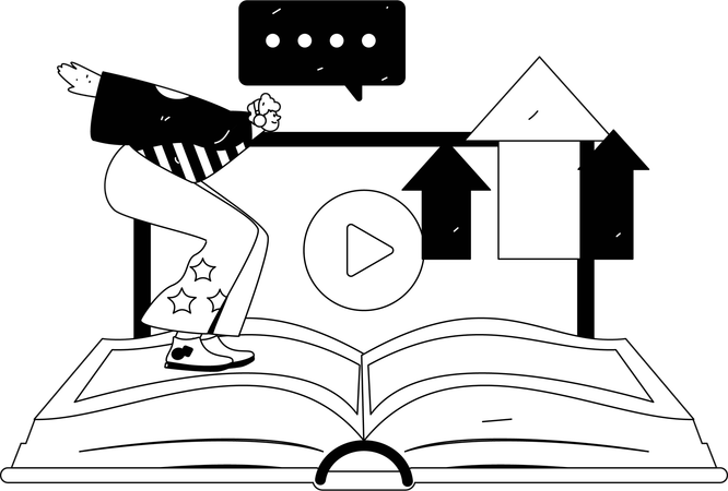 E Learning Tools  Illustration