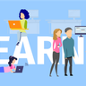 illustrations of e learn