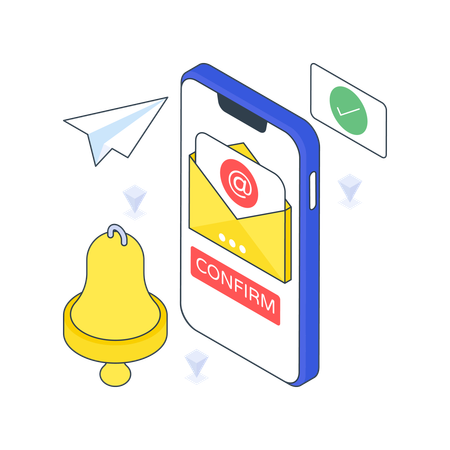 E-mail confirmado  Illustration