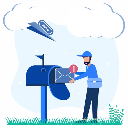 E-Mail-Dienste  Illustration