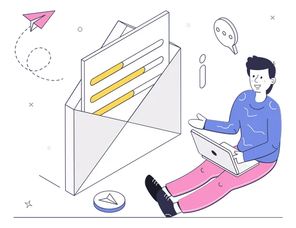 E-Mail-Dienste  Illustration