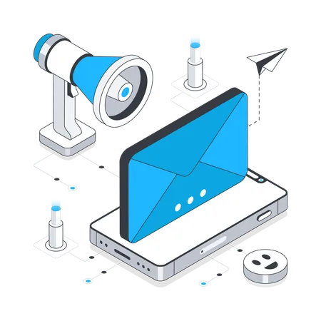 E-Mail Marketing  Illustration