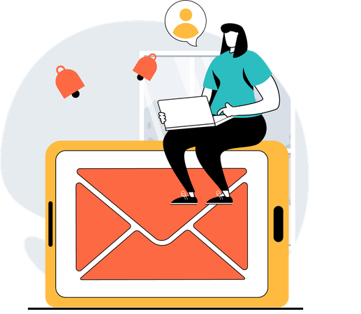 E-Mail Marketing  Illustration