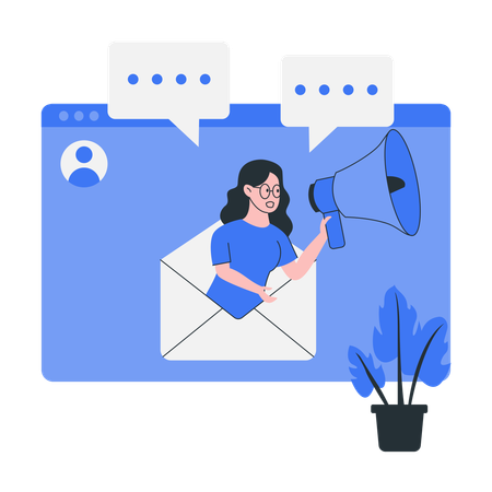 E-Mail Marketing  Illustration