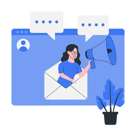 E-Mail Marketing  Illustration