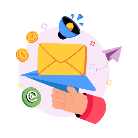 E-Mail Marketing  Illustration