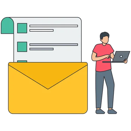 E-Mail Marketing  Illustration