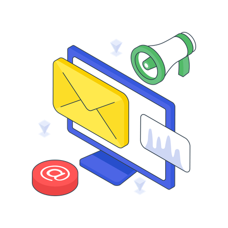 E-Mail Marketing  Illustration