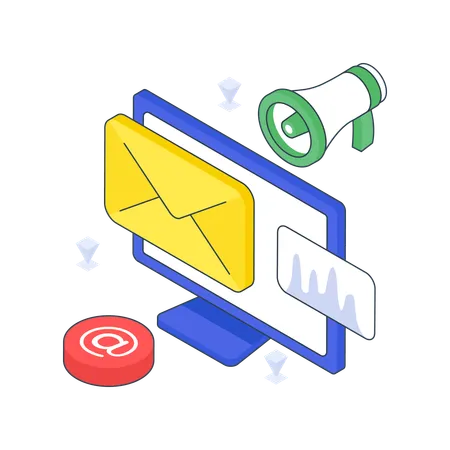 E-Mail Marketing  Illustration