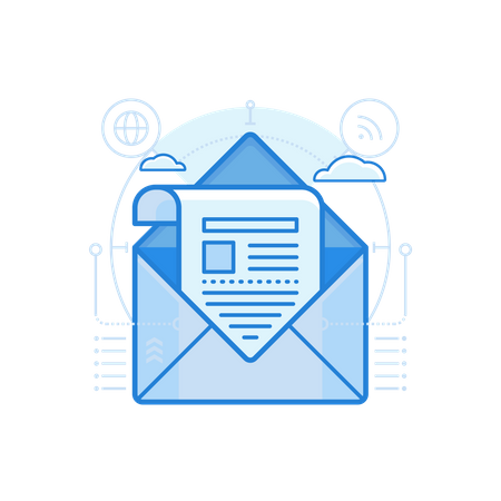 E-Mail Marketing  Illustration