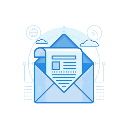 E-Mail Marketing  Illustration