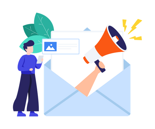 E-Mail Marketing  Illustration