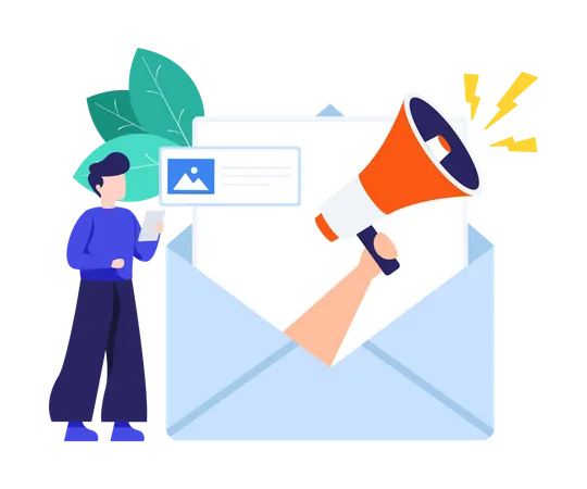 E-Mail Marketing  Illustration