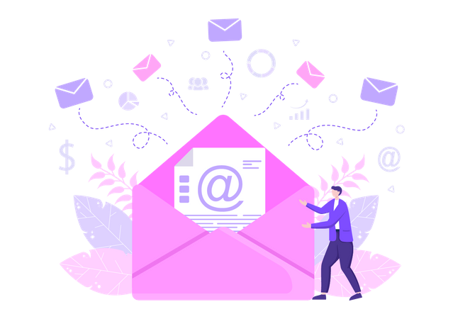 E-Mail Marketing  Illustration