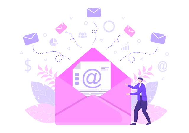 E-Mail Marketing  Illustration