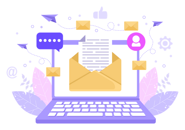 E-Mail Marketing  Illustration