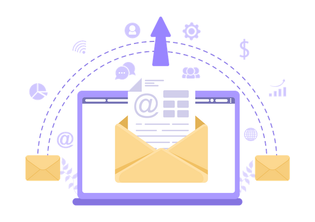 E-Mail Marketing  Illustration