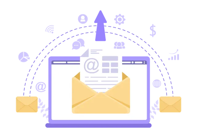 E-Mail Marketing  Illustration