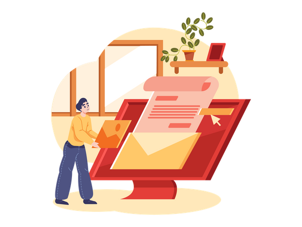 E-Mail Marketing  Illustration