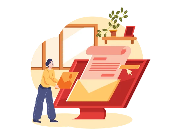 E-Mail Marketing  Illustration