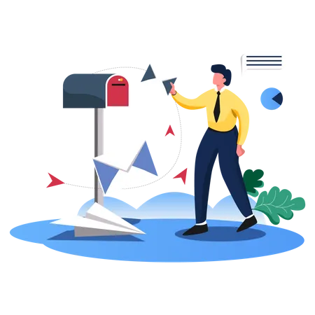 E-Mail Marketing  Illustration