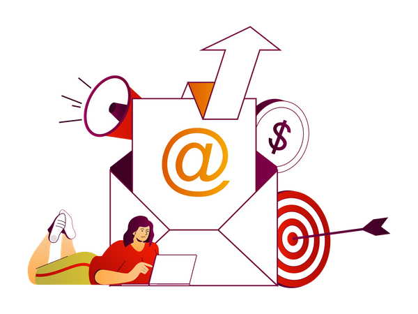 E-Mail Marketing  Illustration