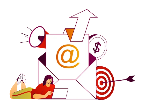 E-Mail Marketing  Illustration