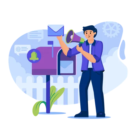 E-Mail Marketing  Illustration