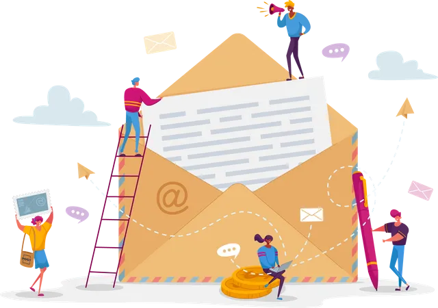 E-Mail Marketing  Illustration