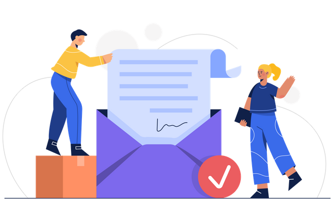 E-Mail Marketing  Illustration