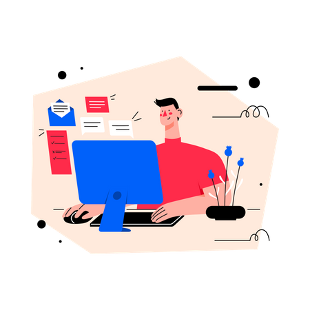 E-Mail Marketing  Illustration