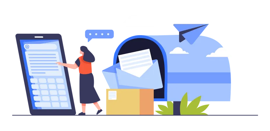 E-Mail Marketing  Illustration