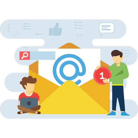 E-Mail Marketing  Illustration