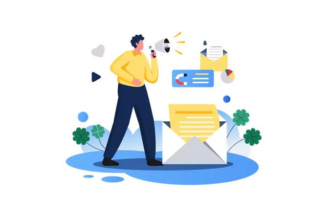 E-Mail Marketing  Illustration