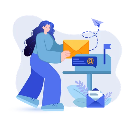 E-Mail Marketing  Illustration