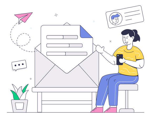 E-Mail Marketing  Illustration