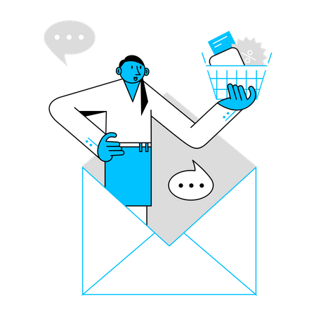 E-Mail Marketing  Illustration