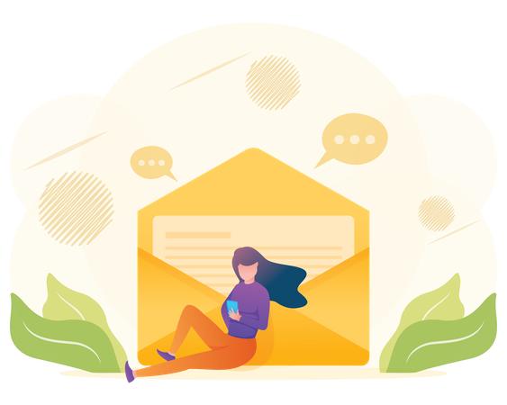 E-Mail Marketing  Illustration