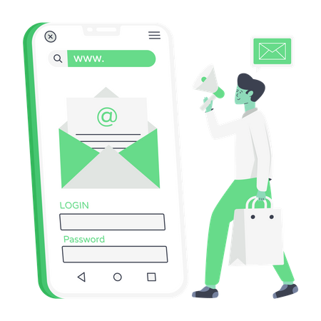 E-Mail Marketing  Illustration