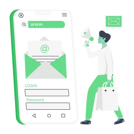 E-Mail Marketing  Illustration