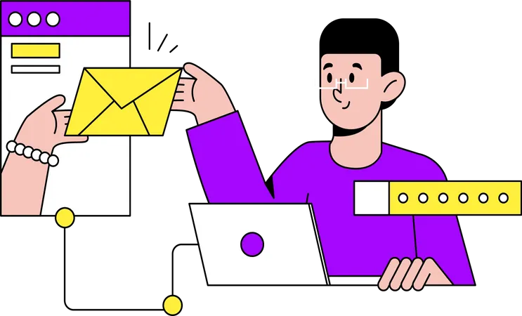 E-Mail Marketing  Illustration