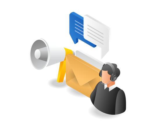 E-Mail Marketing  Illustration