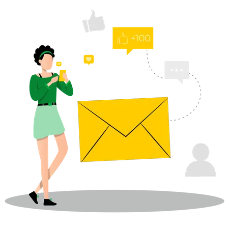 E-Mail Marketing  Illustration