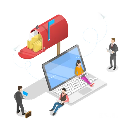 E-Mail Marketing  Illustration