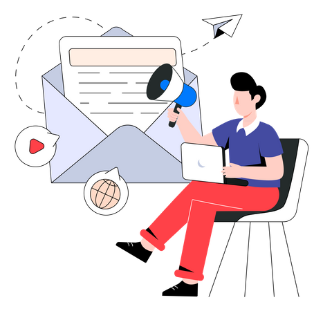 E-Mail Marketing  Illustration