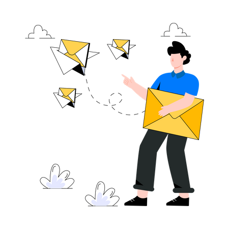 E-mail Marketing  Illustration