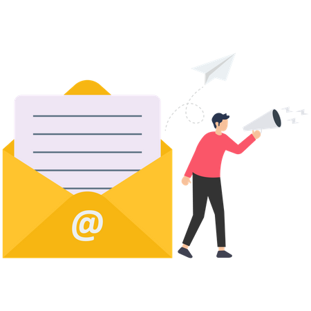 E-Mail Marketing  Illustration