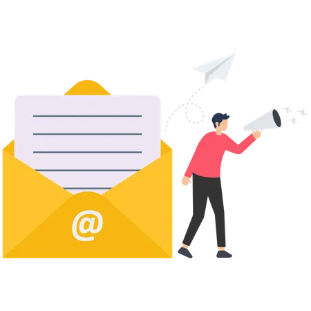 E-Mail Marketing  Illustration