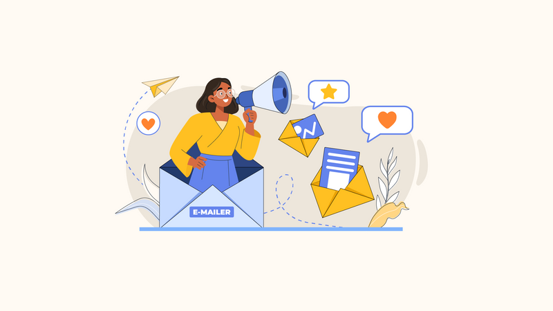 E-Mail Marketing  Illustration