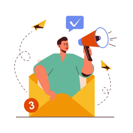 E-Mail Marketing  Illustration